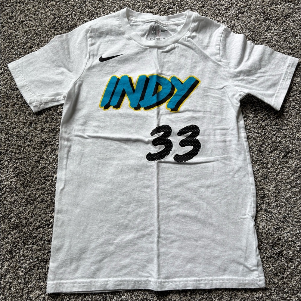 Boy's Nike Indiana Pacers Myles Turner T Shirt Sz M